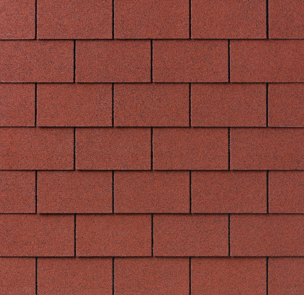 Asphalt shingle - red (rectangular)