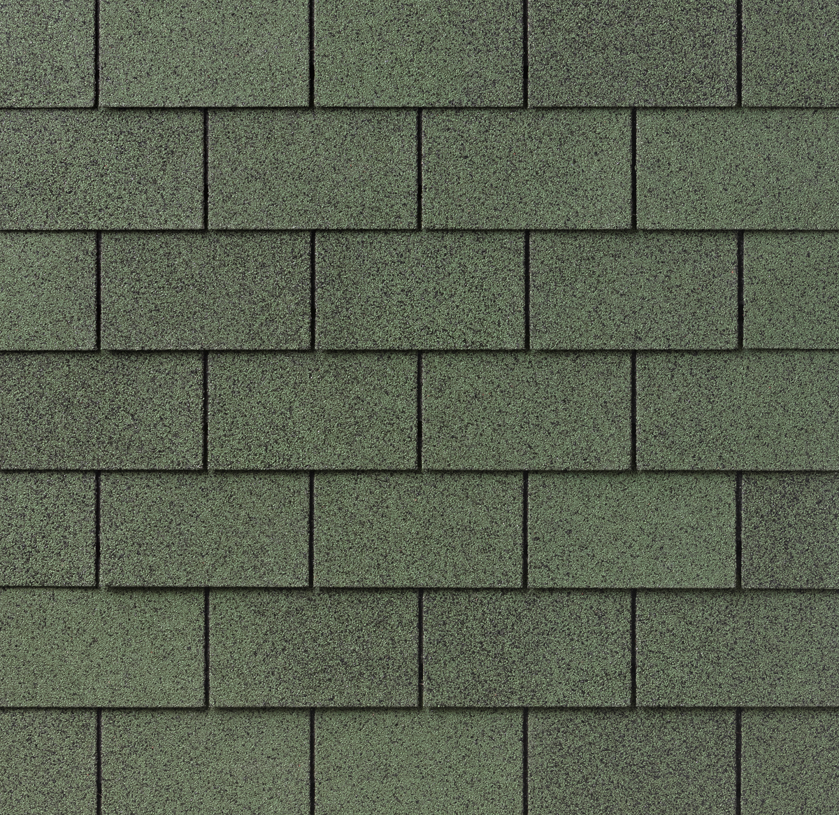 Asphalt shingle - green (rectangular)